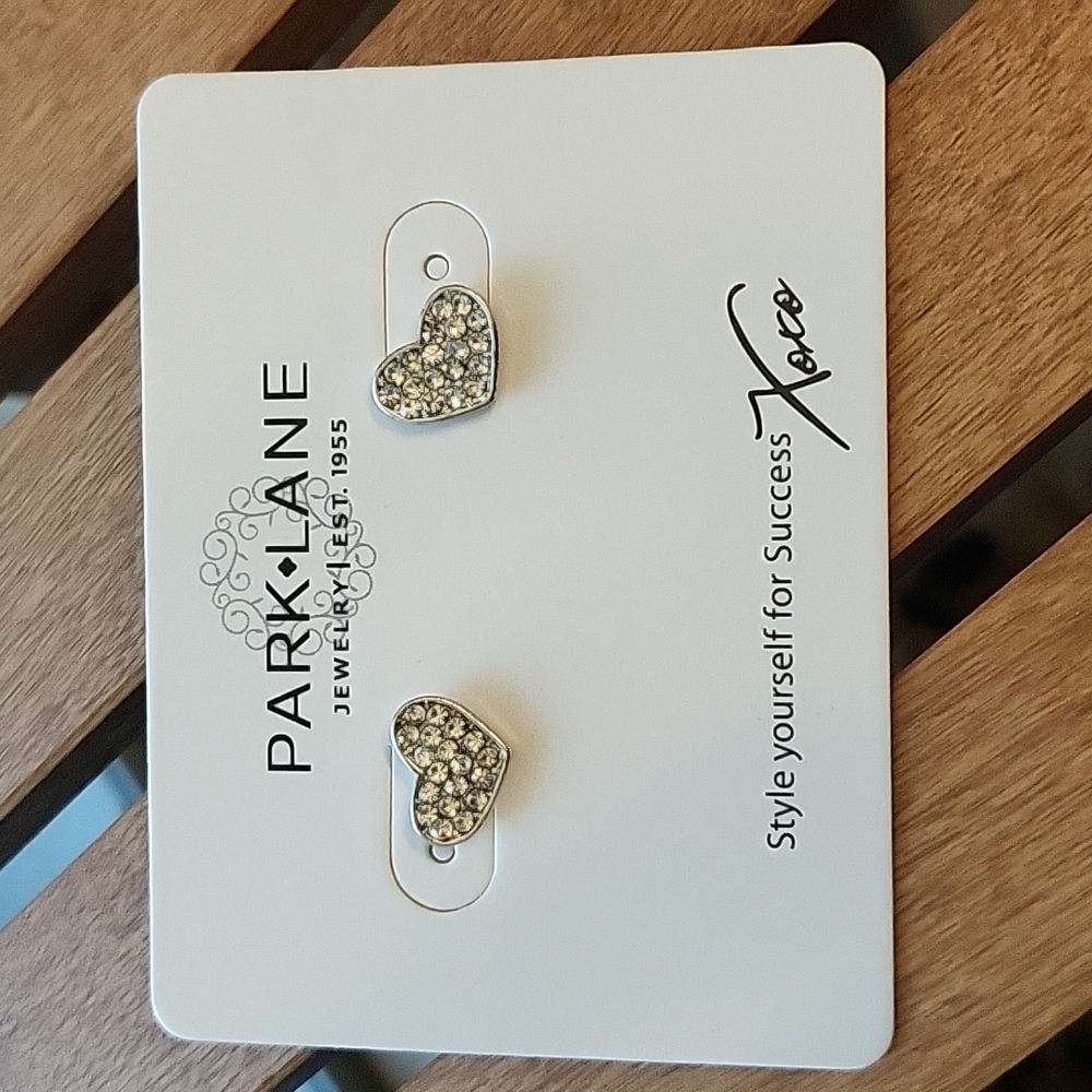 Park Lane Heart Stud Earrings